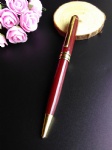 Red metal ballpoint pen